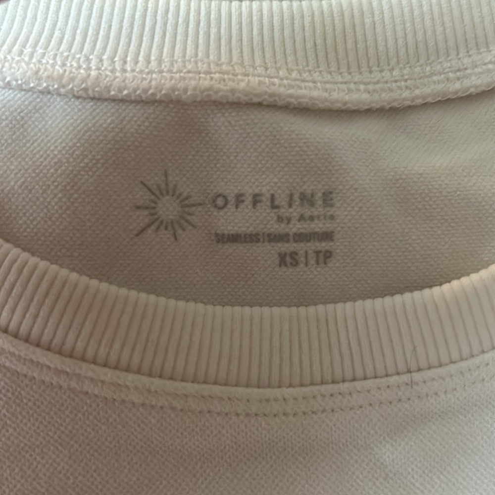 Aerie Offline Cropped Tee View 3